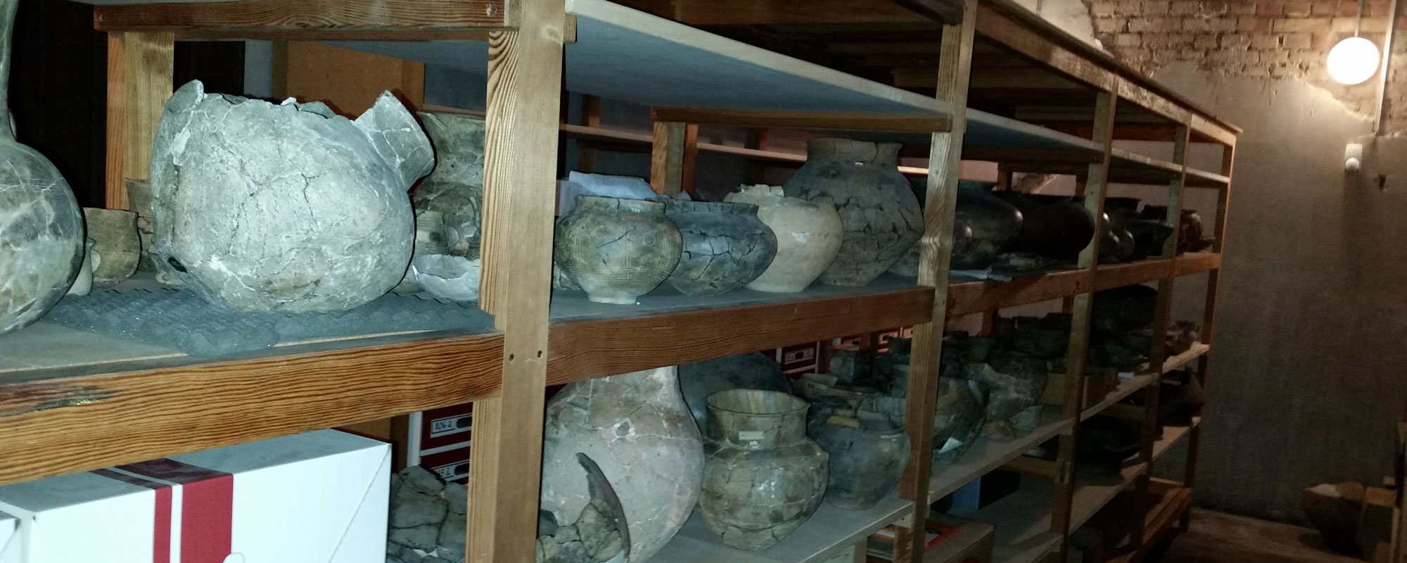 View into the Archive of the Museum of Haguenau, displaying mostly Iron Age pottery from the Haguenau necropolis (photo: F. Engelbogen).